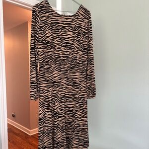 LOFT Animal Print Dress